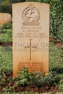 BEIRUT WAR CEMETERY - SPENCER, RAYMOND